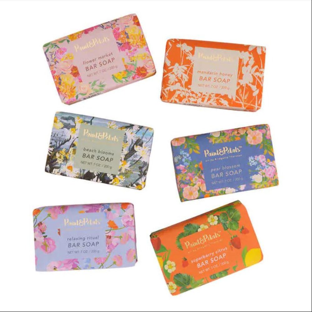 Paint&Petals Scented Bar Soap 7 oz X 6